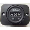 12V / 24V rote LED-Auto-Digital-Spannungs-Volt-Meter-Anzeige für Auto-Tuck-Motorrad